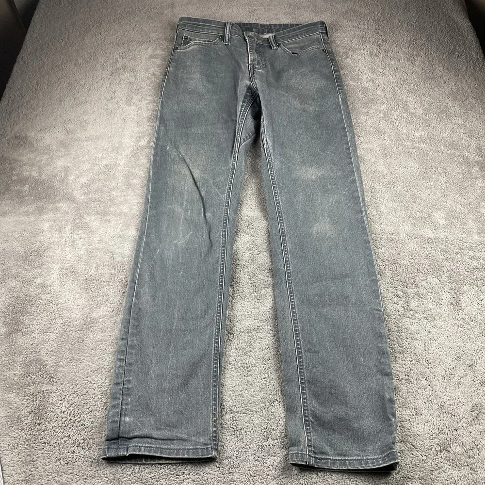 Levis 511 Slim Fit Jeans Mens‎ 30x32 Gray Low Rise